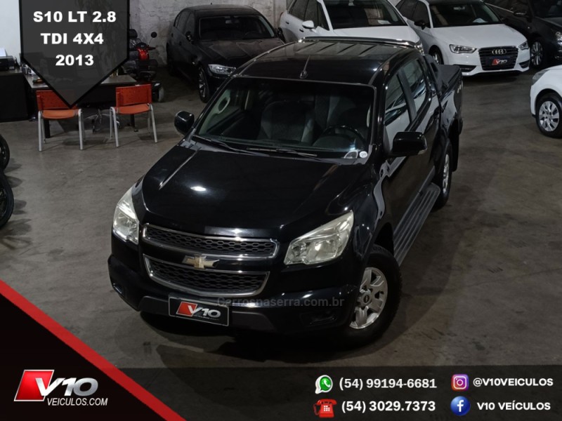 S10 2.8 LT 4X4 CD 16V TURBO DIESEL 4P MANUAL - 2013 - CAXIAS DO SUL