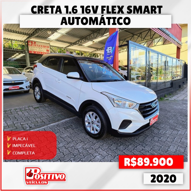 creta 1.6 16v flex smart automatico 2020 caxias do sul