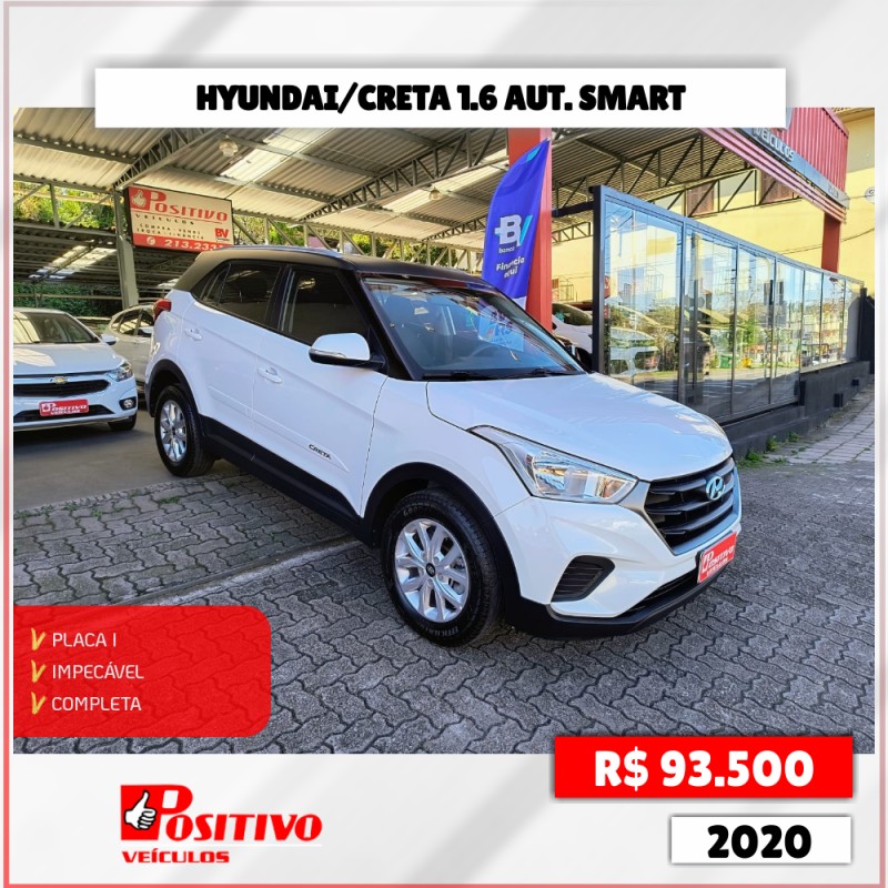 creta 1.6 16v flex smart automatico 2020 caxias do sul