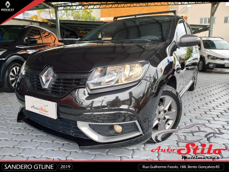 sandero 1.0 12v gt line limited flex 4p manual 2019 bento goncalves