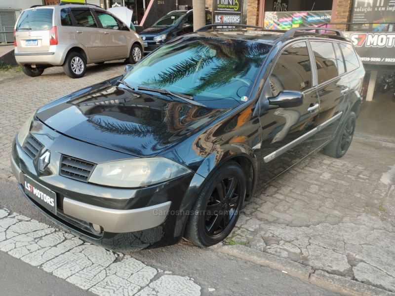 megane 1.6 dynamique grand tour 16v flex 4p manual 2008 caxias do sul