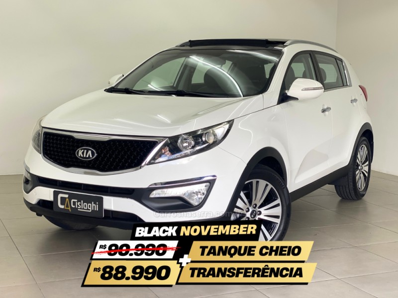 sportage 2.0 ex 4x2 16v flex 4p automatico 2015 carlos barbosa