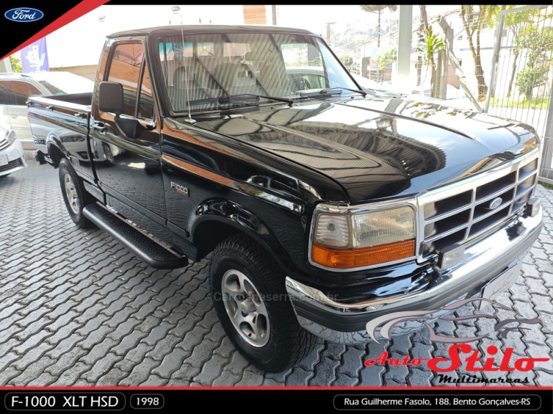 F-1000 2.5 XLT 4X2 CS 8V TURBO DIESEL 2P MANUAL - 1998 - BENTO GONçALVES