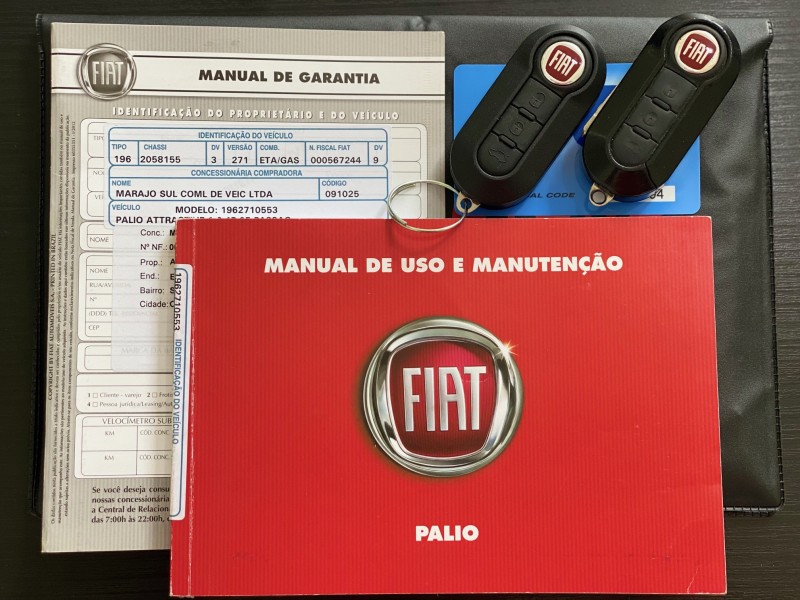 PALIO 1.0 MPI ATTRACTIVE 8V FLEX 4P MANUAL - 2013 - CAXIAS DO SUL