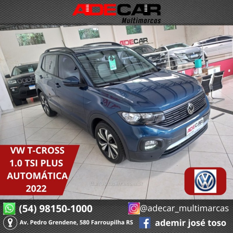 t cross 1.0 tsi 12v flex 4p automatico 2022 farroupilha