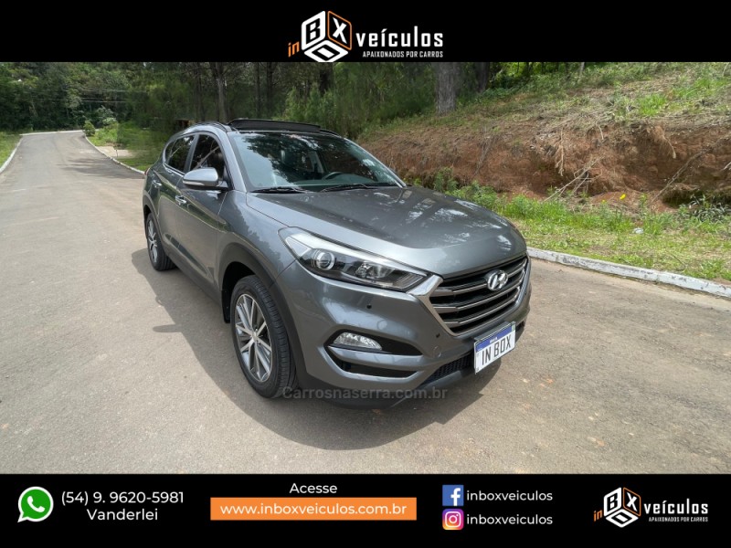 TUCSON 1.6 GLS TURBO GASOLINA 4P AUTOMÁTICO - 2017 - GRAMADO