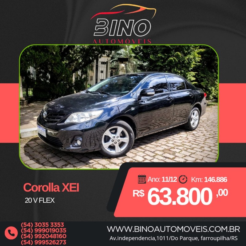 COROLLA 2.0 XEI 16V FLEX 4P AUTOMÁTICO