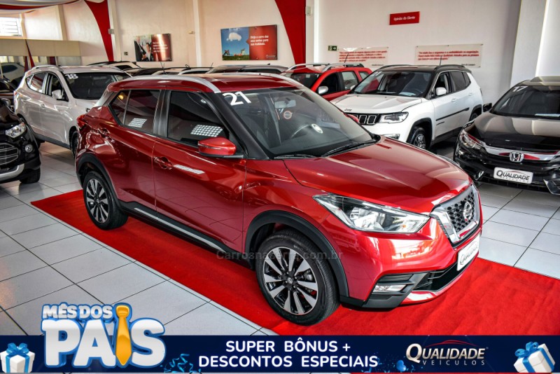 kicks 1.6 16v flex sv 4p xtronic 2021 santa cruz do sul