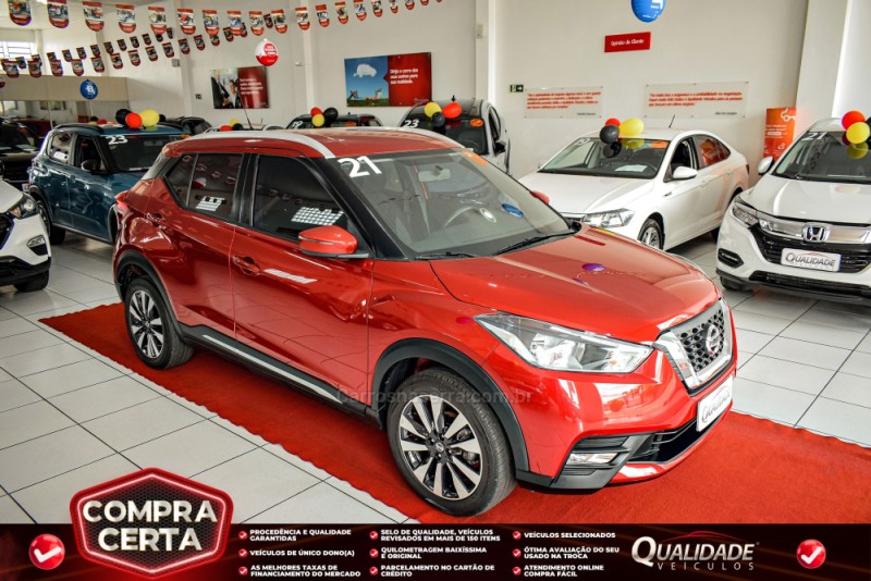 kicks 1.6 16v flex sv 4p xtronic 2021 santa cruz do sul