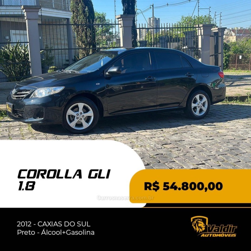 COROLLA 1.8 GLI 16V FLEX 4P MANUAL - 2012 - CAXIAS DO SUL