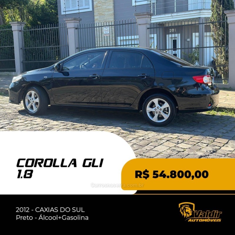 COROLLA 1.8 GLI 16V FLEX 4P MANUAL - 2012 - CAXIAS DO SUL