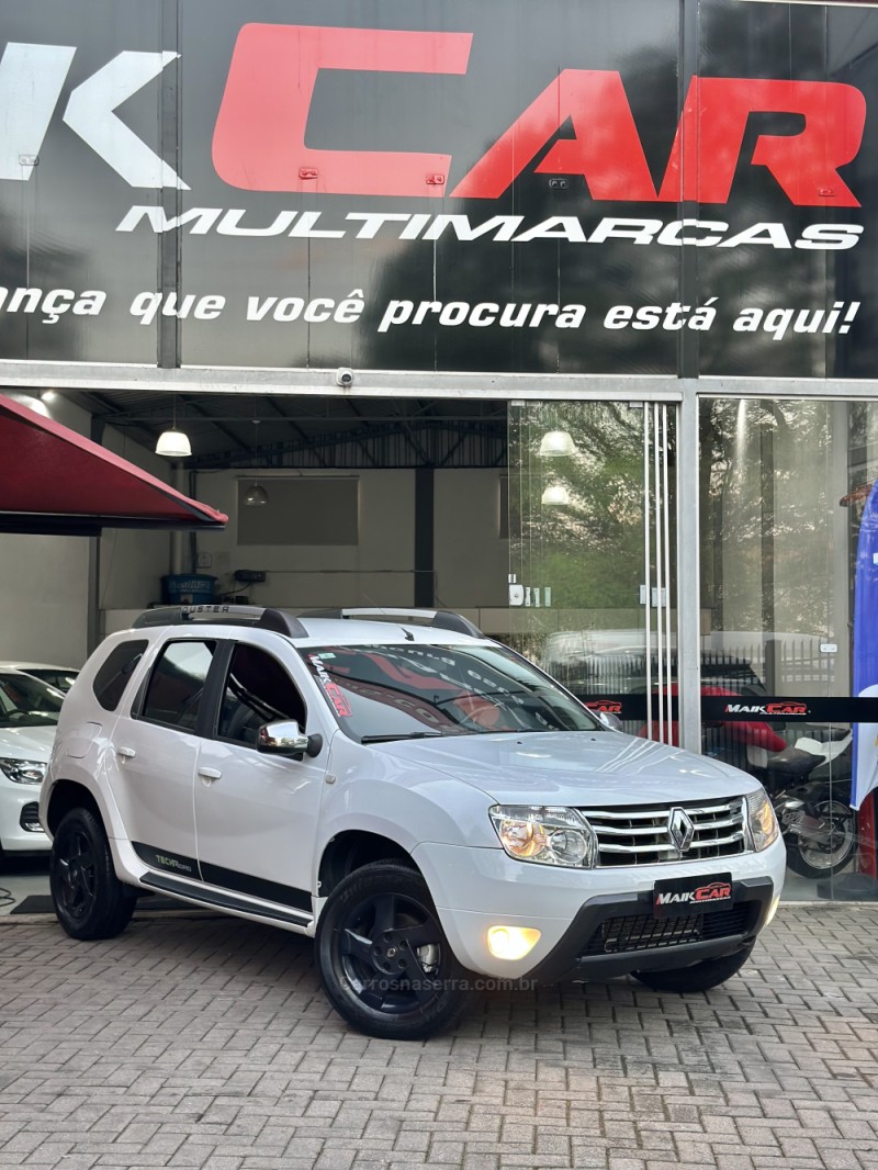 DUSTER RENAULT DUSTER 1.6 TECH ROAD DYNAMIQUE 4X2 16V FLEX 4P MANUAL - 2014 - ESTâNCIA VELHA