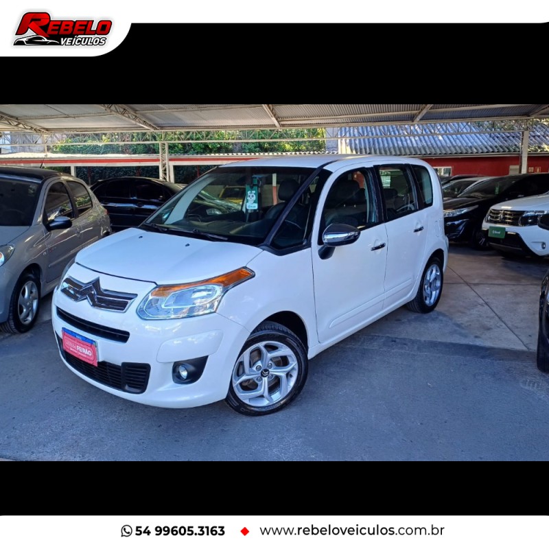 C3 PICASSO 1.6 EXCLUSIVE 4P FLEX AUTOMÁTICO - 2015 - CAXIAS DO SUL