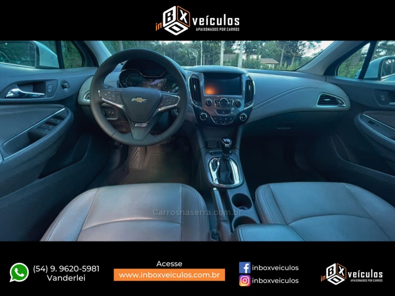 CRUZE 1.4 TURBO LTZ 16V FLEX 4P AUTOMÁTICO - 2017 - GRAMADO