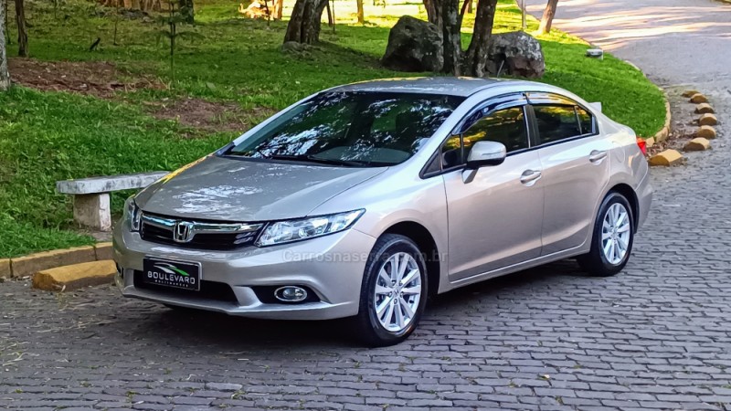 CIVIC 1.8 LXL 16V FLEX 4P MANUAL - 2012 - CAXIAS DO SUL