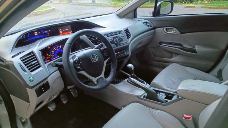 CIVIC 1.8 LXL 16V FLEX 4P MANUAL - 2012 - CAXIAS DO SUL