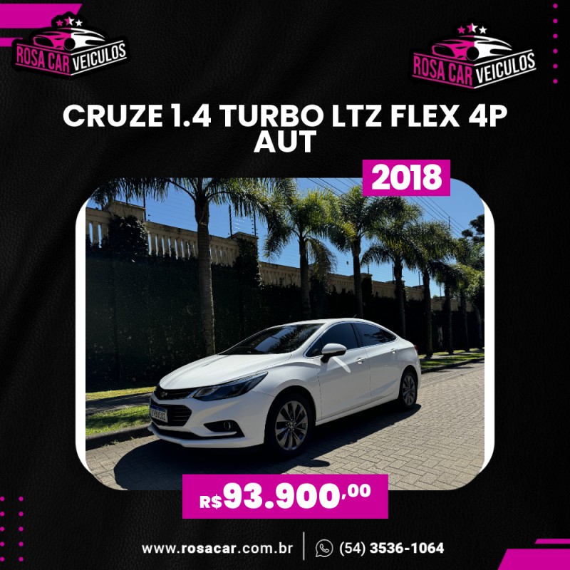 CRUZE 1.4 TURBO LTZ 16V FLEX 4P AUTOMÁTICO