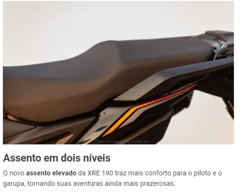 XRE 190 ABS  - 2025 - CAXIAS DO SUL