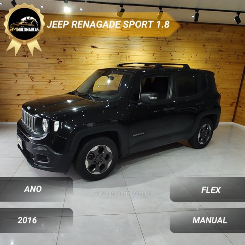 renegade 1.8 16v flex 4p manual 2016 vacaria