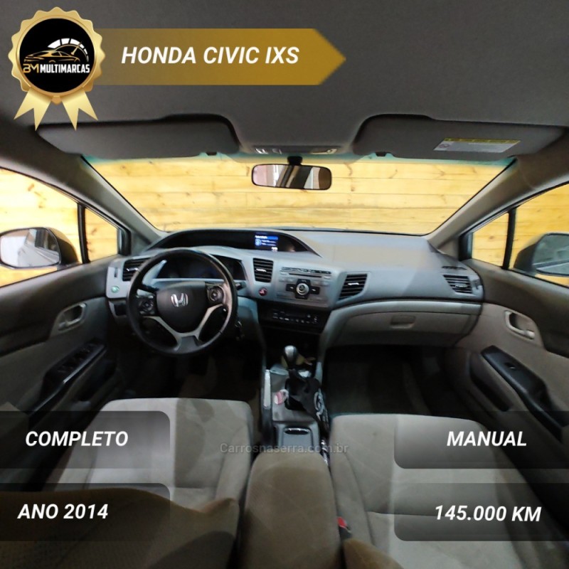 CIVIC 2.0 16V FLEXONE SPORT 4P MANUAL - 2014 - VACARIA