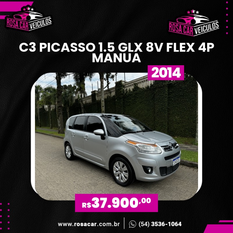 c3 picasso 1.5 glx 8v flex 4p manual 2014 caxias do sul