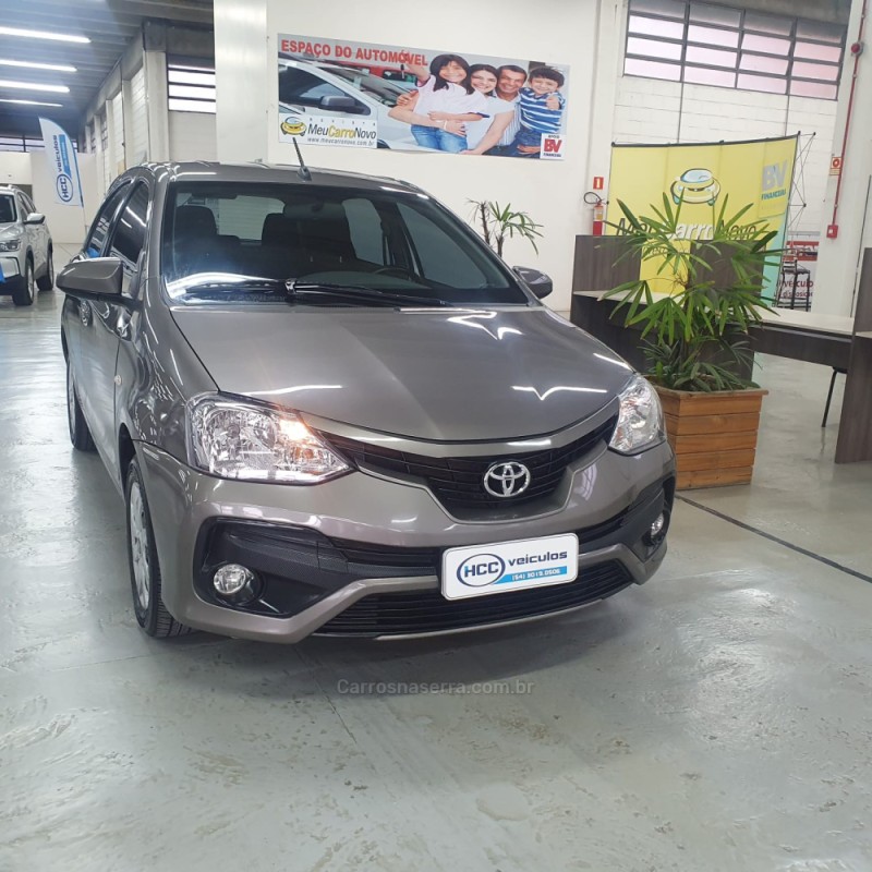 etios 1.5 xs 16v flex 4p manual 2018 caxias do sul