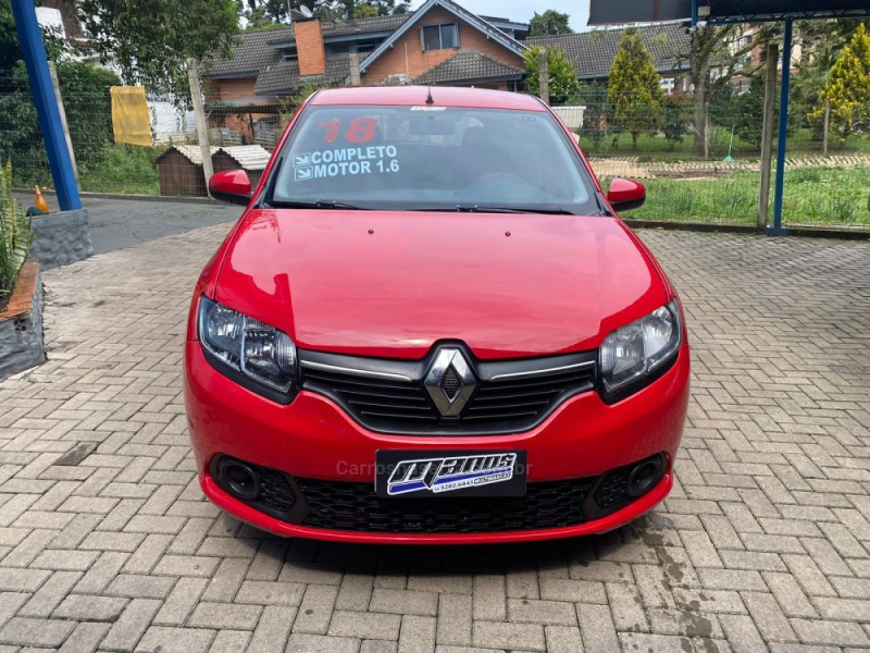 SANDERO 1.6 EXPRESSION 16V FLEX 4P MANUAL - 2018 - CANELA