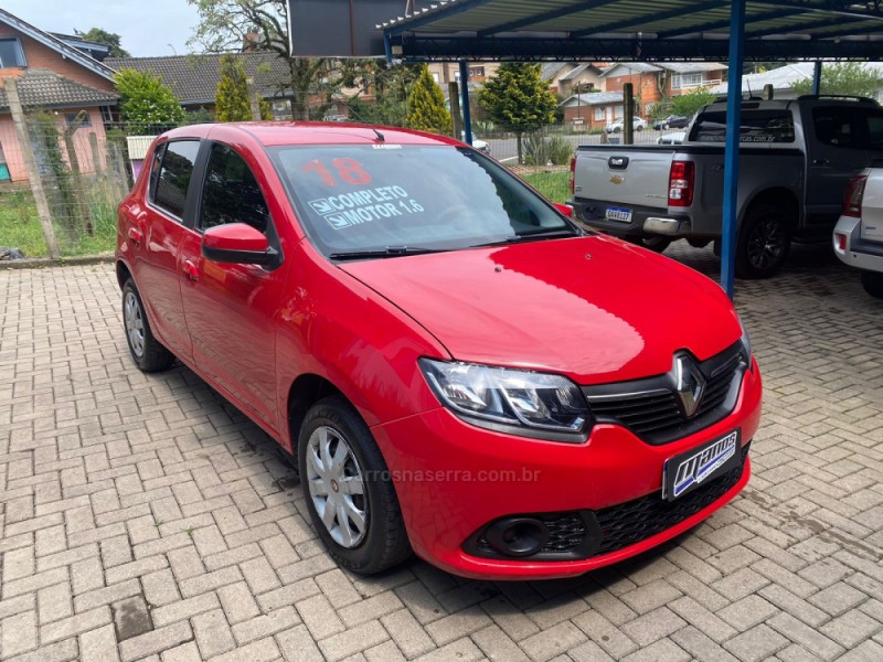 SANDERO 1.6 EXPRESSION 16V FLEX 4P MANUAL - 2018 - CANELA