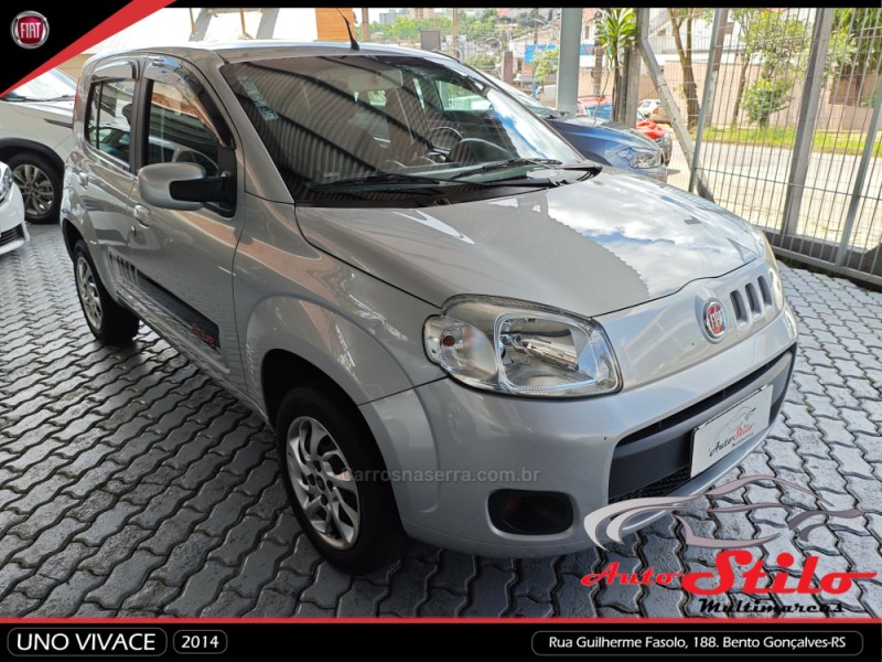 UNO 1.0 VIVACE 8V FLEX 4P MANUAL - 2014 - BENTO GONçALVES