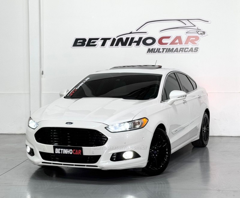 FUSION 2.0 TITANIUM AWD 16V GASOLINA 4P AUTOMÁTICO - 2015 - ESTâNCIA VELHA