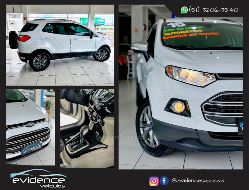 ECOSPORT 2.0 TITANIUM 16V FLEX 4P AUTOMÁTICO - 2015 - SAPUCAIA DO SUL