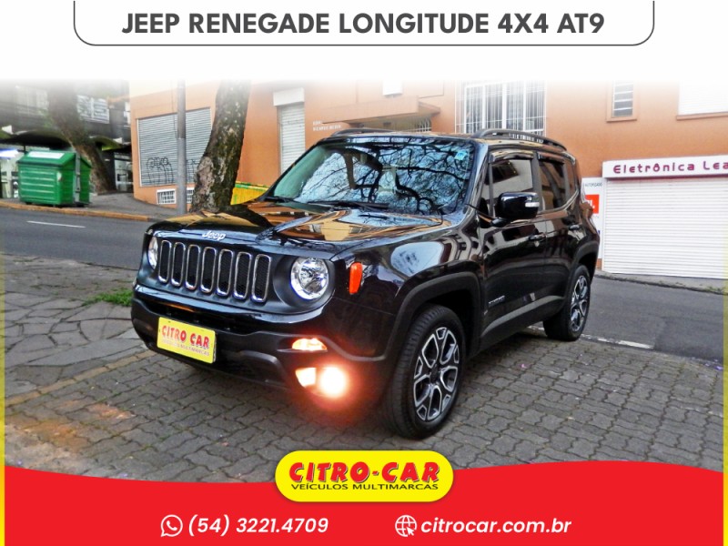 RENEGADE 2.0 16V TURBO DIESEL LONGITUDE 4P 4X4 AUTOMÁTICO - 2018 - CAXIAS DO SUL