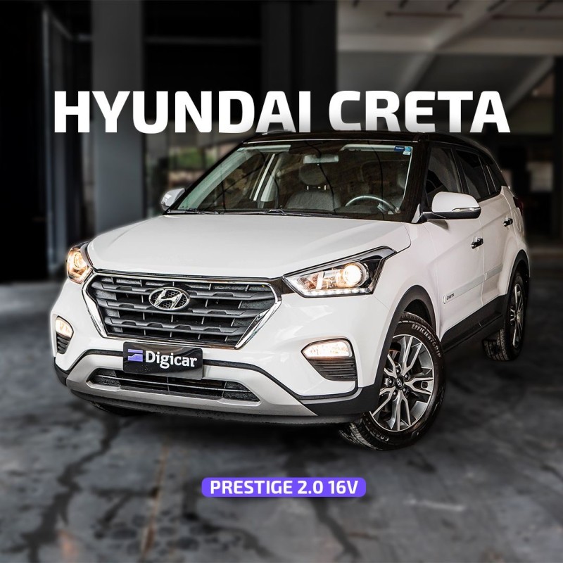 creta 2.0 16v flex prestige automatico 2018 lajeado