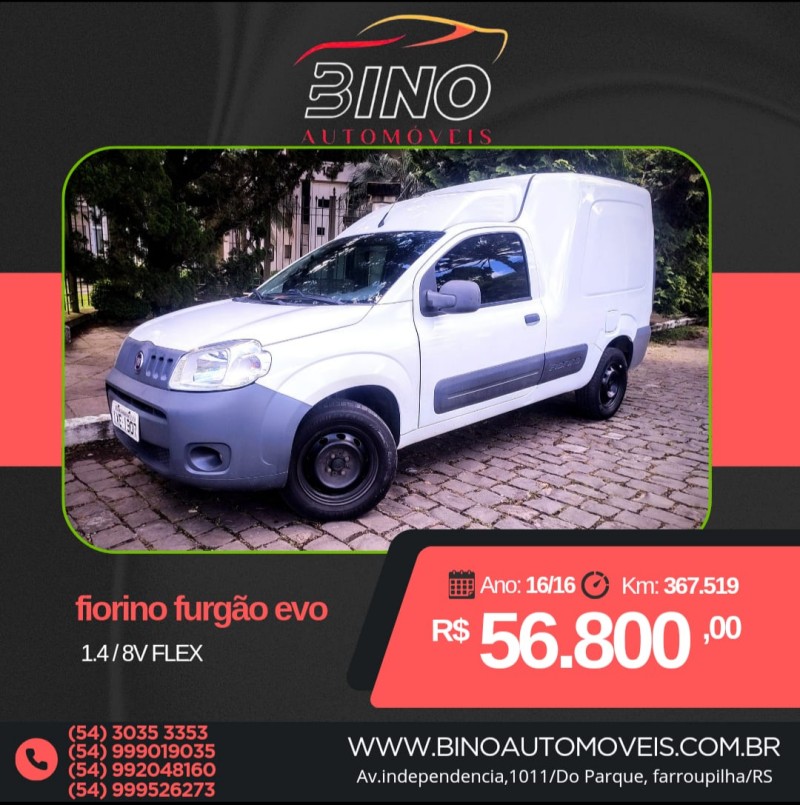 fiorino 1.4 endurance evo 8v flex 2p manual 2016 farroupilha