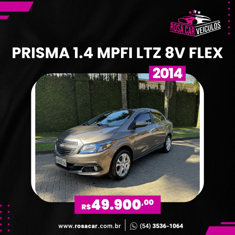 prisma 1.4 mpfi ltz 8v flex 4p manual 2014 caxias do sul