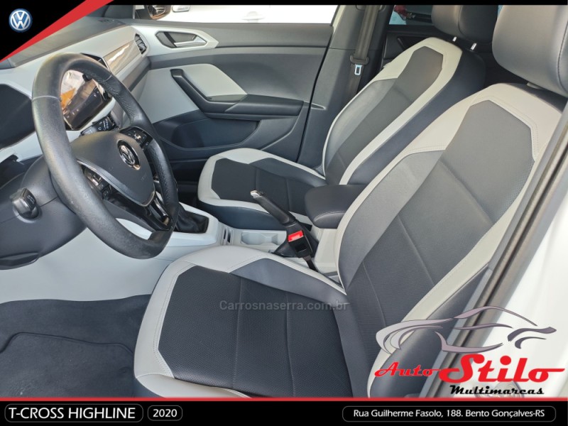 T-CROSS 1.4 HIGHLINE TSI 16V FLEX 4P AUTOMÁTICO - 2020 - BENTO GONçALVES