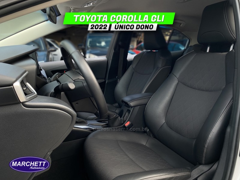 COROLLA 1.8 GLI 16V FLEX 4P AUTOMÁTICO - 2022 - CAXIAS DO SUL