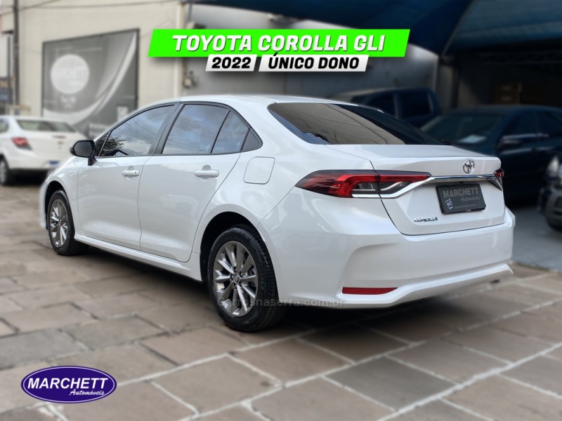 COROLLA 1.8 GLI 16V FLEX 4P AUTOMÁTICO - 2022 - CAXIAS DO SUL