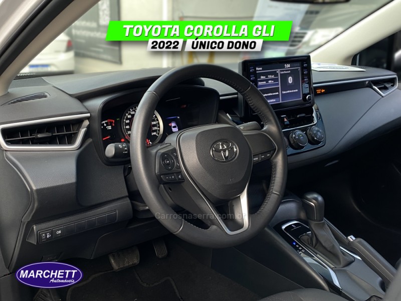 COROLLA 1.8 GLI 16V FLEX 4P AUTOMÁTICO - 2022 - CAXIAS DO SUL