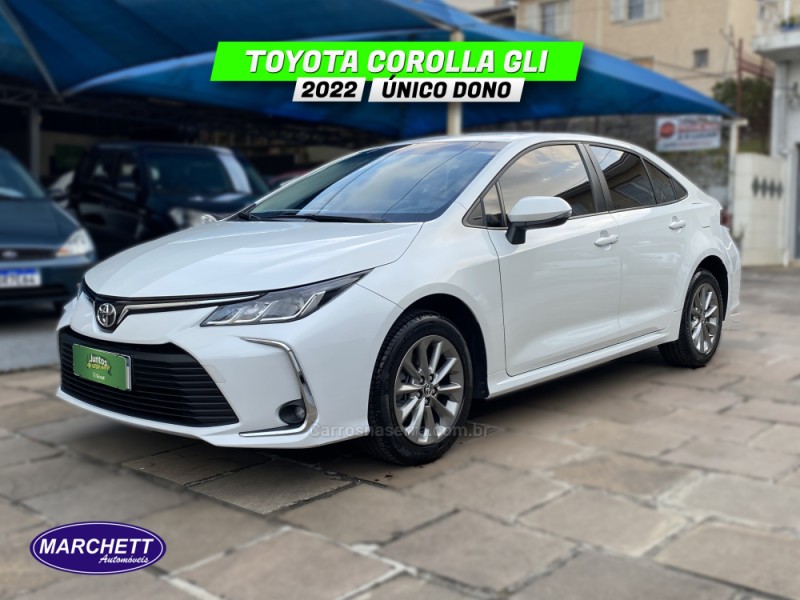 COROLLA 1.8 GLI 16V FLEX 4P AUTOMÁTICO - 2022 - CAXIAS DO SUL