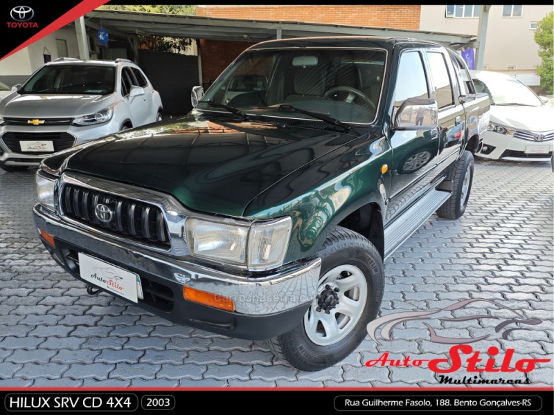 hilux 3.0 8v srv 4x4 cd turbo diesel 4p manual 2003 bento goncalves