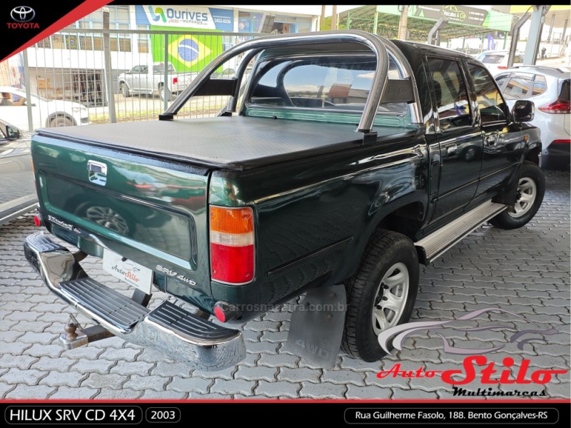 HILUX 3.0 8V SRV 4X4 CD TURBO DIESEL 4P MANUAL - 2003 - BENTO GONçALVES