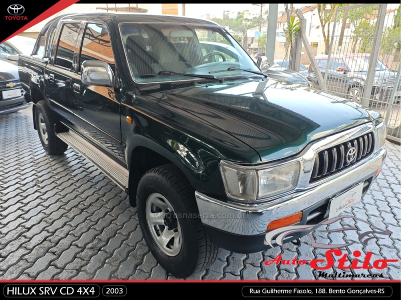 HILUX 3.0 8V SRV 4X4 CD TURBO DIESEL 4P MANUAL - 2003 - BENTO GONçALVES