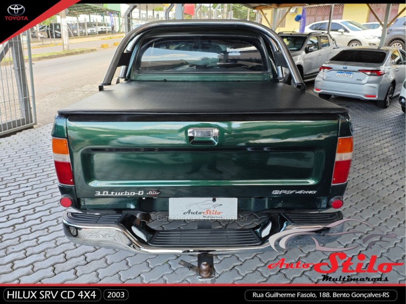 HILUX 3.0 8V SRV 4X4 CD TURBO DIESEL 4P MANUAL - 2003 - BENTO GONçALVES