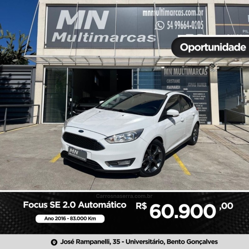 focus 2.0 se hatch 16v flex 4p auto 2016 bento goncalves