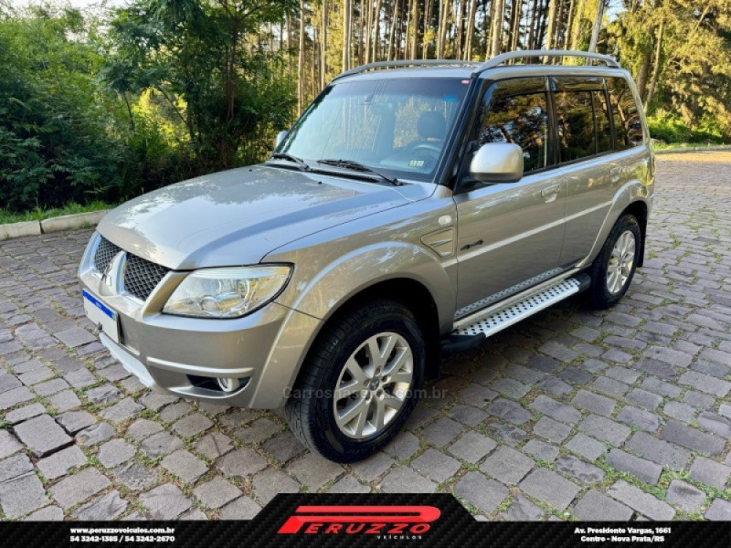 pajero tr4 2.0 4x4 16v 140cv flex 4p automatico 2014 nova prata