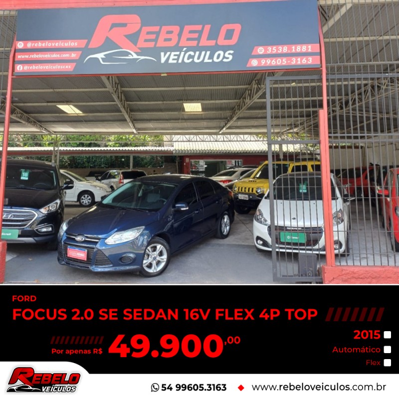 focus 2.0 se sedan 16v flex 4p automatico 2015 caxias do sul