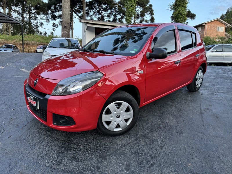 sandero 1.0 authentique plus 16v flex 4p manual 2014 caxias do sul