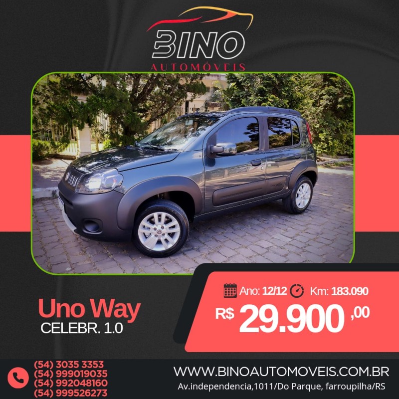 UNO 1.0 EVO WAY FIRE 8V FLEX 4P MANUAL