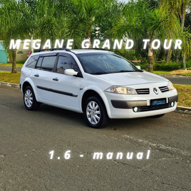 megane 1.6 dynamique grand tour 16v flex 4p manual 2010 campo bom